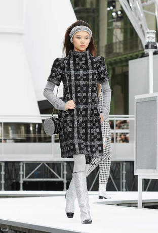 CHANEL inspired Tweed Dress & Top of the World Style Link-Up Party